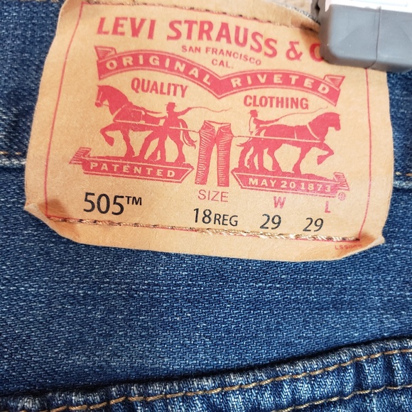 Levi's 505 Regular Size 29X29 - Picture 4 of 8